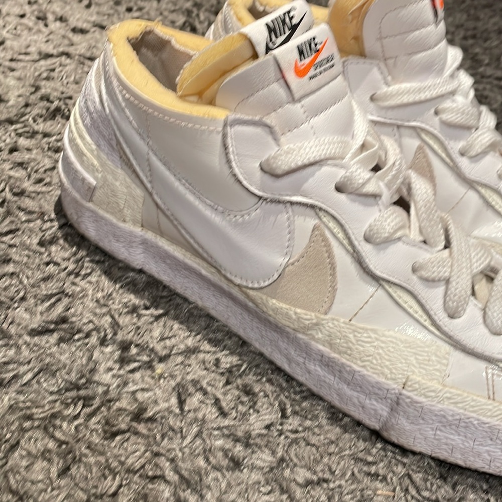 Nike White and Cream Athletic Shoes - Picture 8 of 8